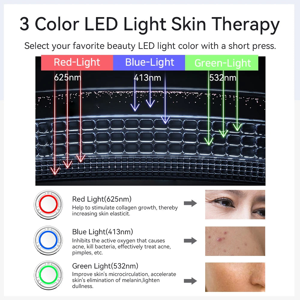 Advanced EMS Facial Massager for Skin Rejuvenation and Face Lifting