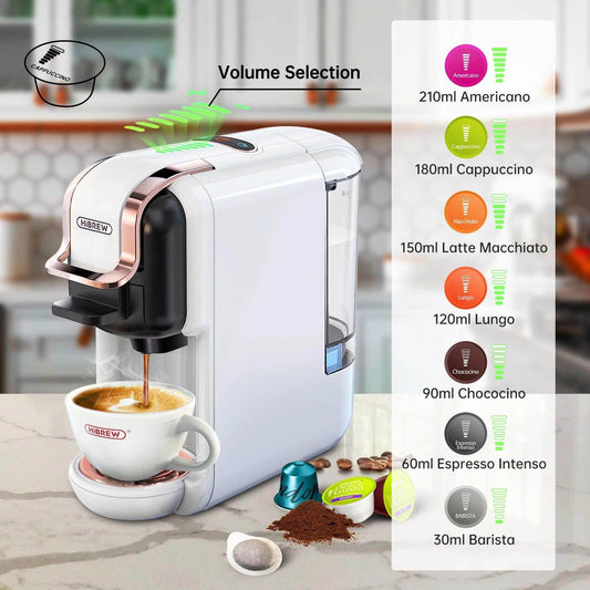 HiBREW 5-in-1 Multi Capsule Coffee Machine - My Store