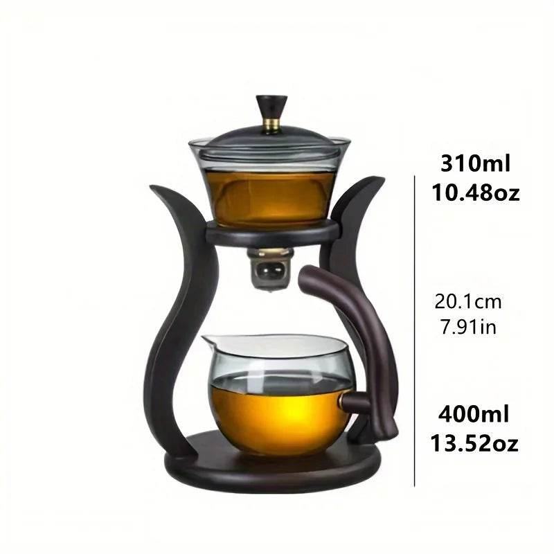 Glass Tea Set with Semi-Automatic Drip and Magnetic Switch for Convenient Brewing - My Store
