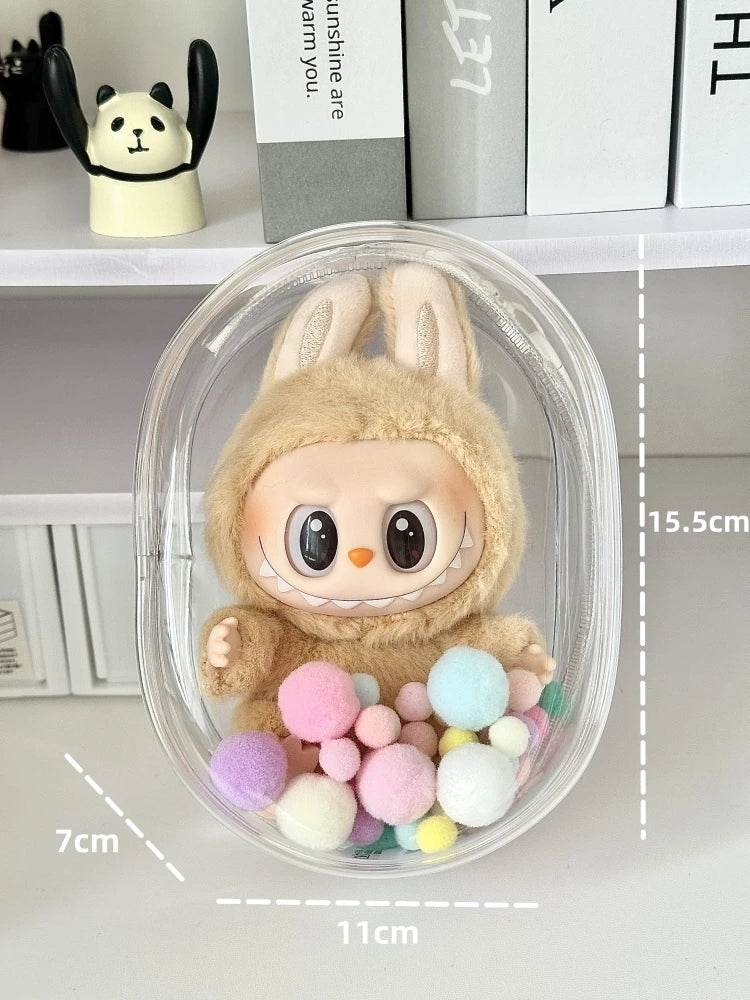 Clear Protective Display Bag for Labubu - My Store