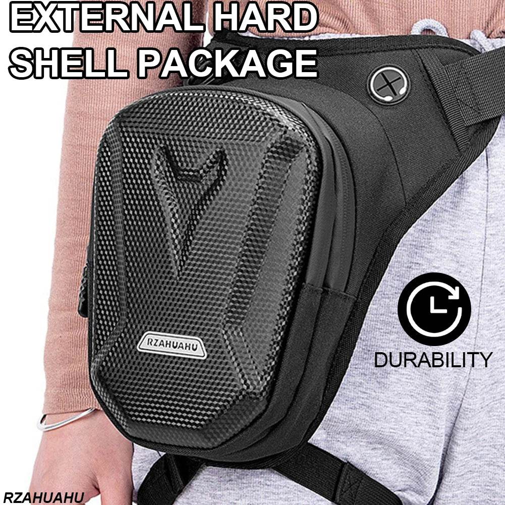 Rugged Motorcycle Waist Bag with Waterproof Hard Shell Protection - My Store