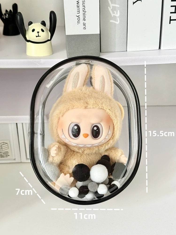 Clear Protective Display Bag for Labubu - My Store