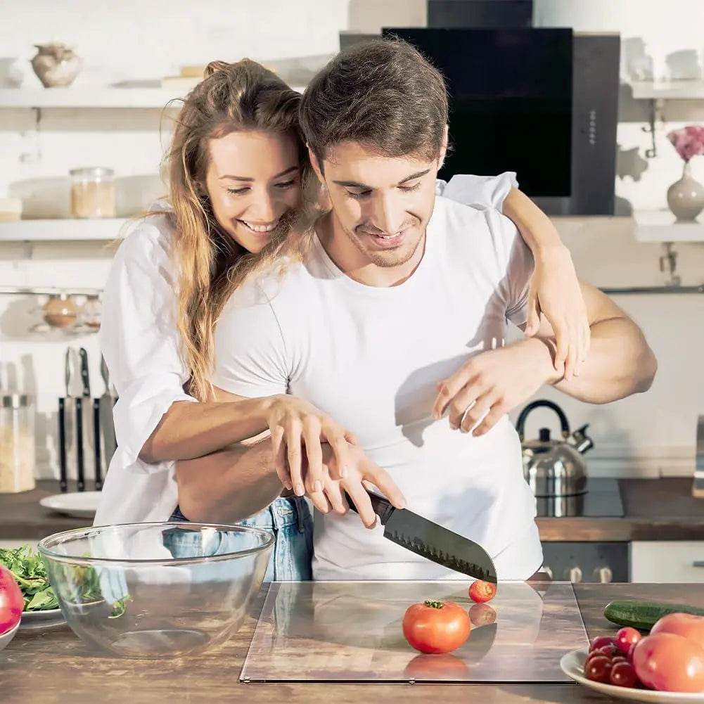 Acrylic Transparent Cutting Board – Slip-Resistant Kitchen Chopping Countertop Protector - My Store