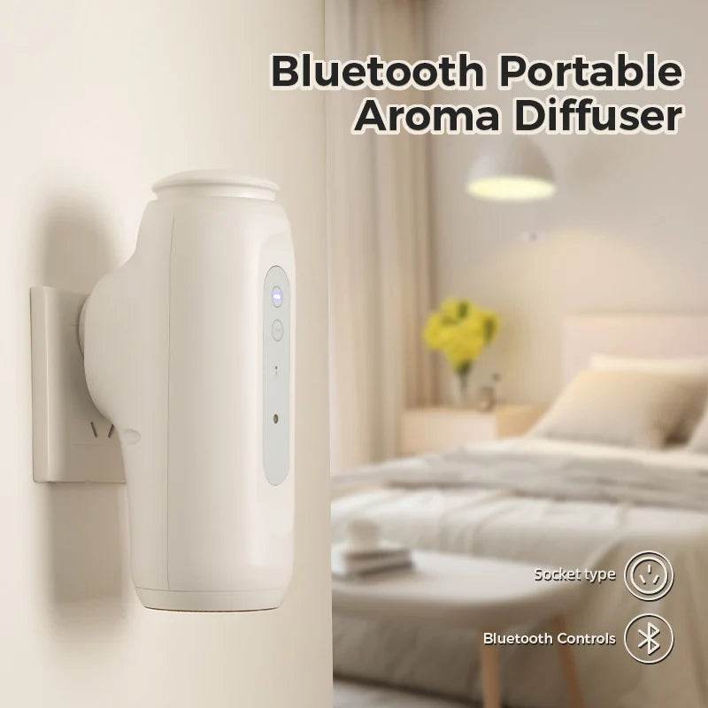 300m³ Wall Mounted Bluetooth Control Perfume Fragrance Diffuser Home Flavoring Air Freshener Air Purifier Oil Diffuser - My Store