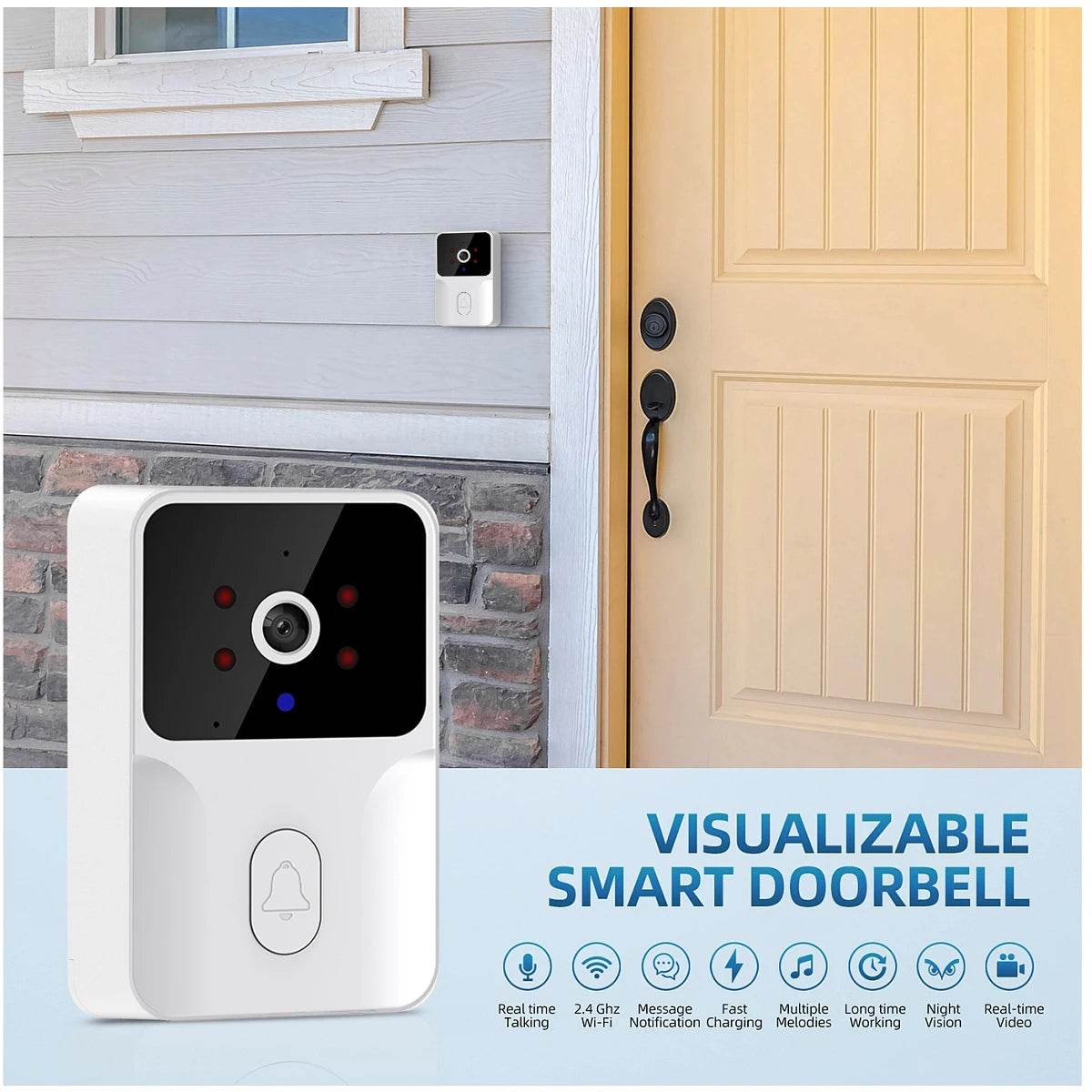 Smart HD Wireless Video Doorbell for Enhanced Home Security - My Store