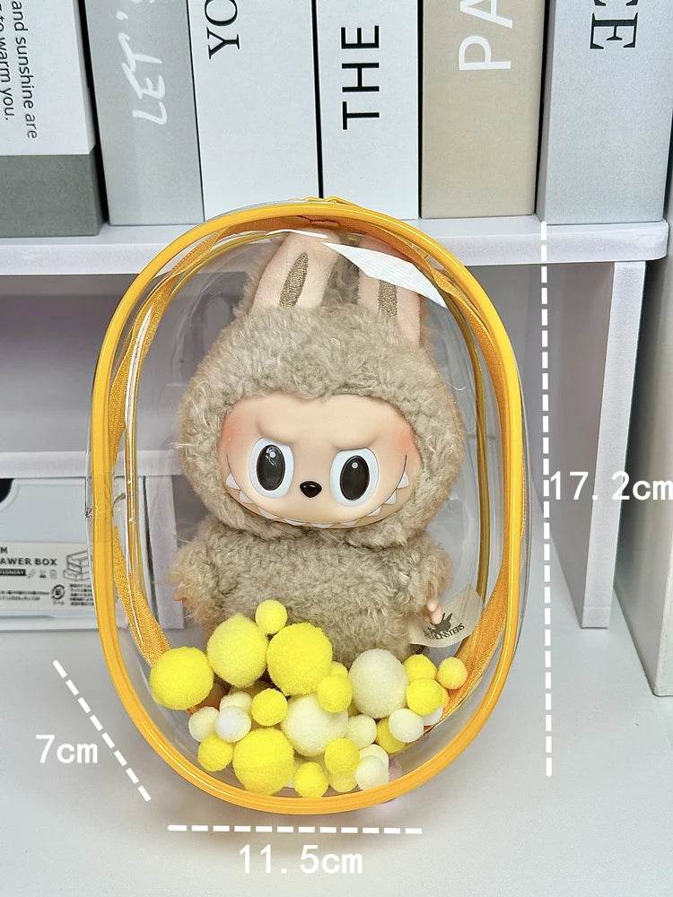 Clear Protective Display Bag for Labubu - My Store