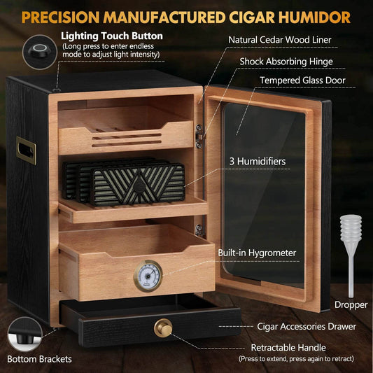 Desktop Cigar Humidor Cabinet - My Store