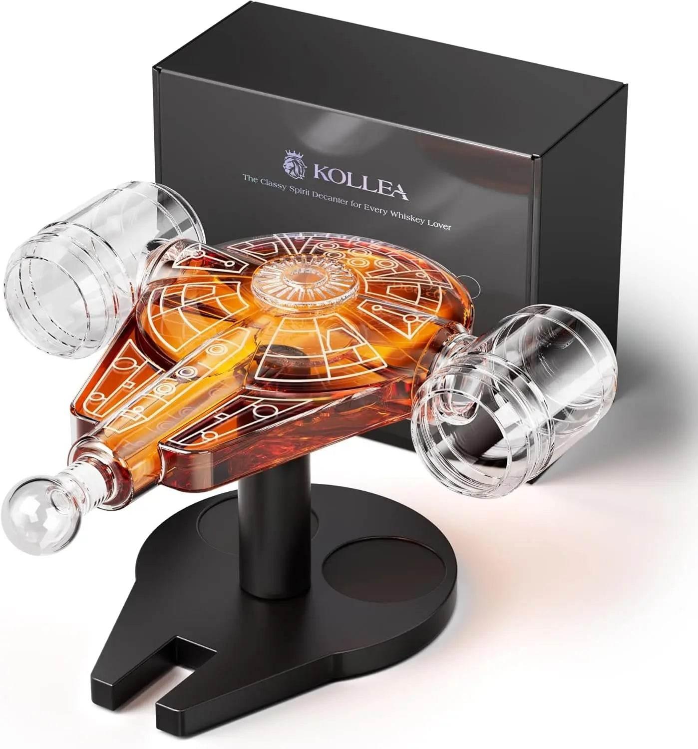 Galaxy Spaceship Whiskey Decanter Set – Limited Edition Spacecraft Design - My Store