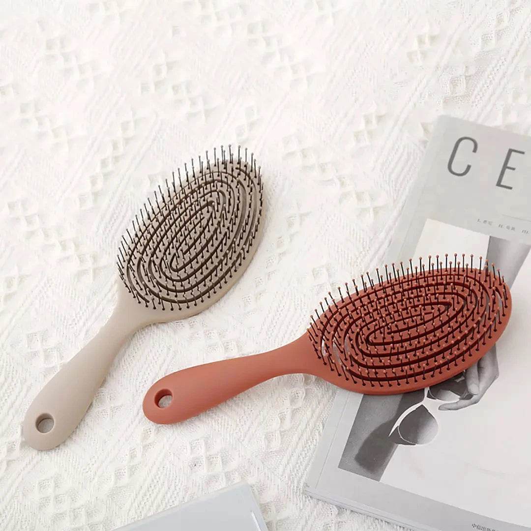 Portable Elastic Hair Massage Comb for Soothing Scalp Care and Styling - My Store