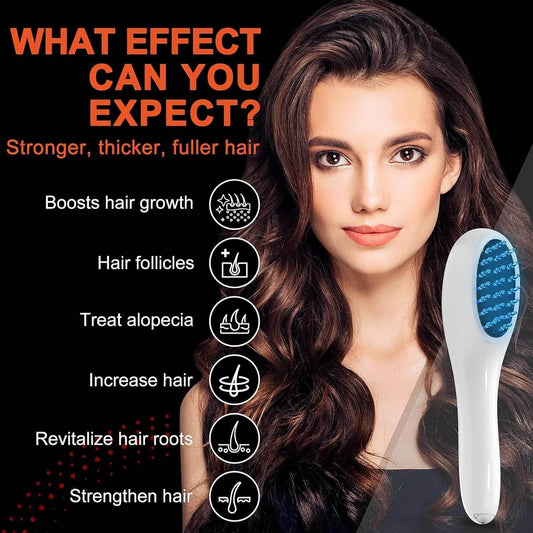 Infrared Laser Hair Therapy Comb with massage -Promotes Hair Growth - My Store