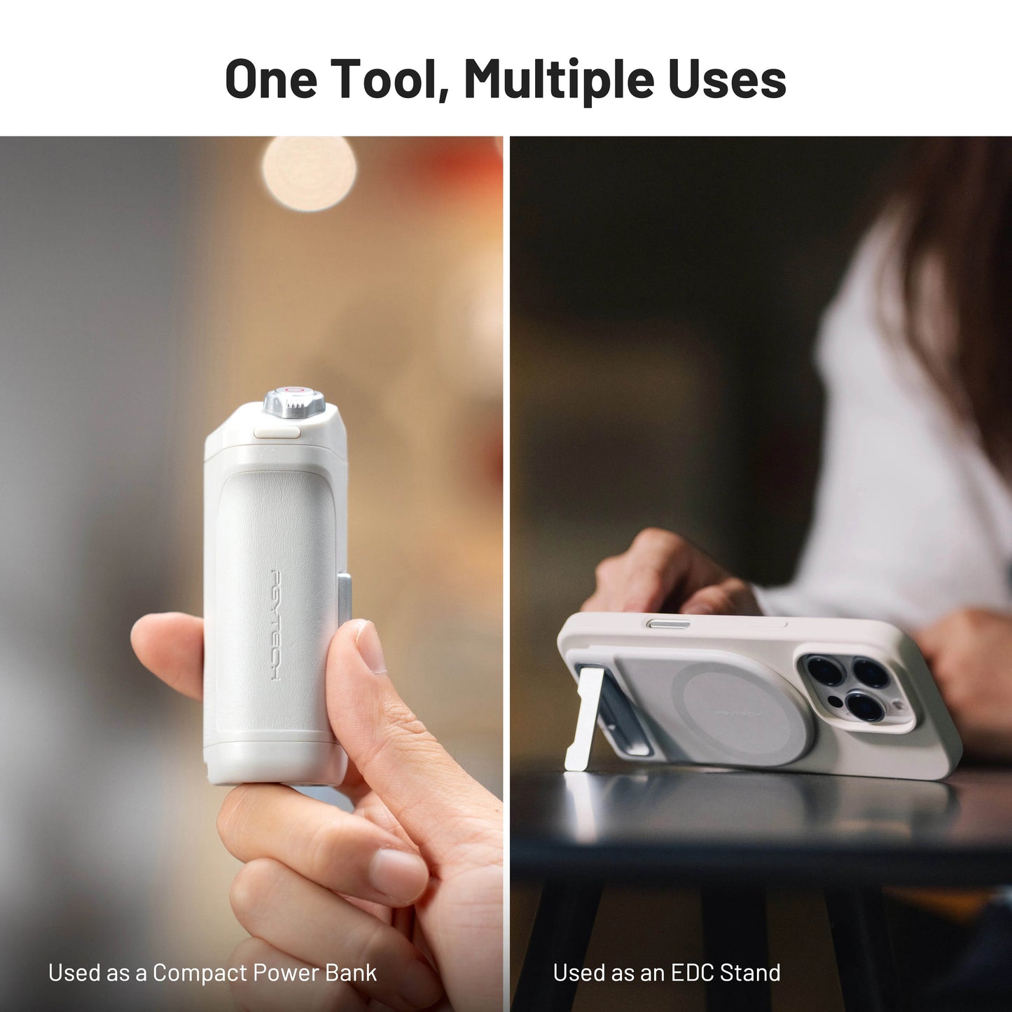 MagCam Grip: Wireless Charging Phone Grip with Magnetic Fill Light and Bluetooth Remote - My Store