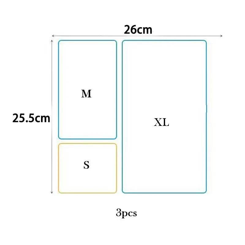 Clear Plastic Drawer Organizers Set for Bathroom, Vanity, and Kitchen Storage - My Store