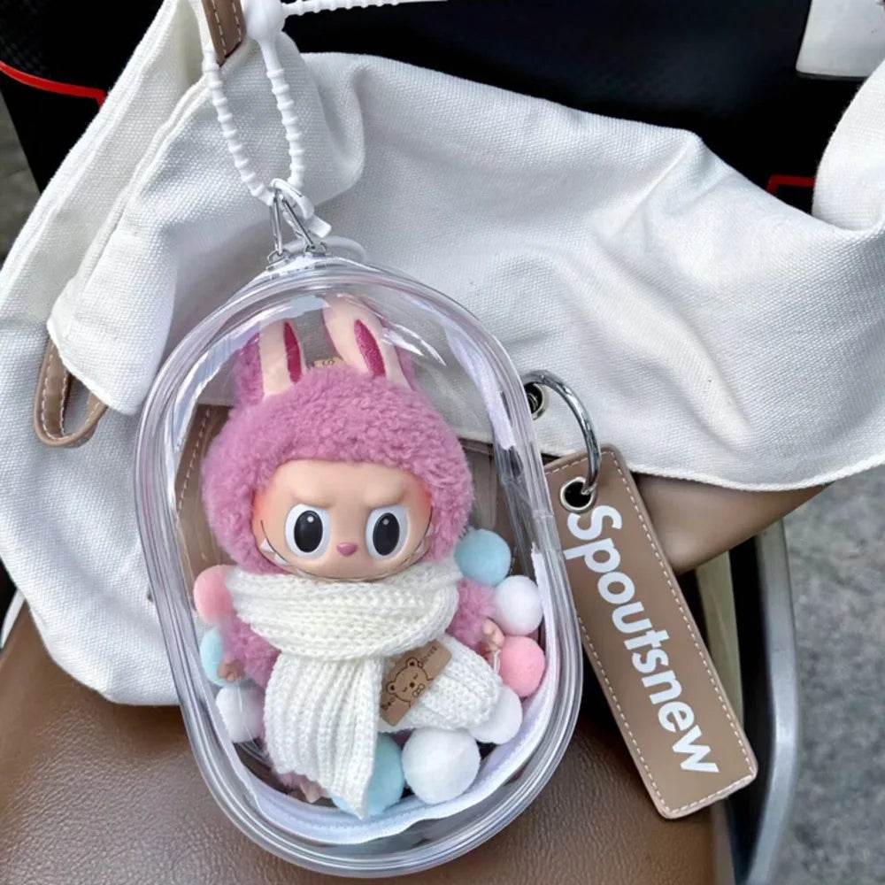 Clear Protective Display Bag for Labubu - My Store
