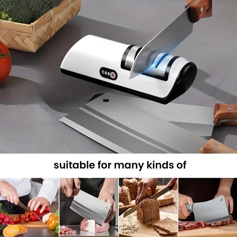 Professional 4-Gear Kitchen Electric Knife Sharpener - My Store