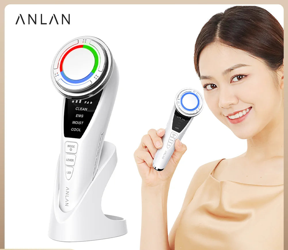Advanced EMS Facial Massager for Skin Rejuvenation and Face Lifting