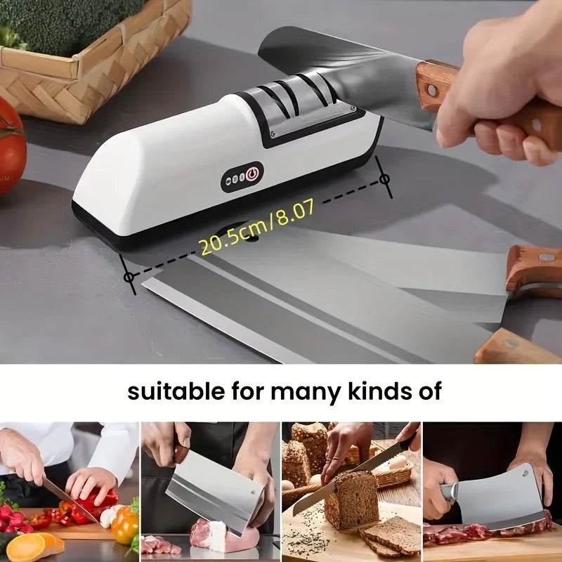 Professional 4-Gear Kitchen Electric Knife Sharpener - My Store