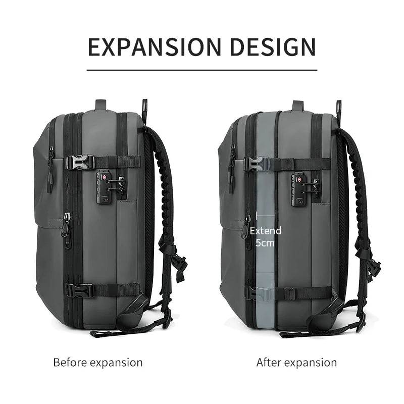 Travel Backpack with Vacuum Compression - 17 Inch Laptop Backpack for Business, School - My Store