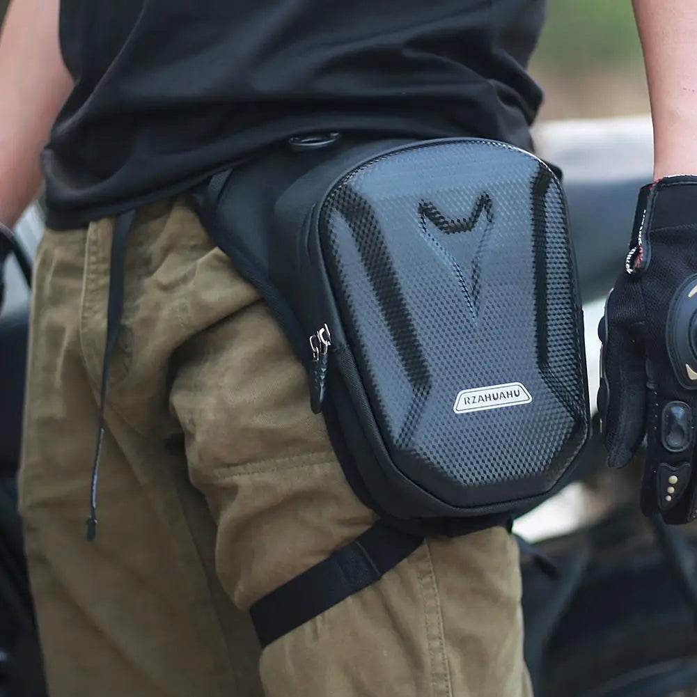 Rugged Motorcycle Waist Bag with Waterproof Hard Shell Protection - My Store