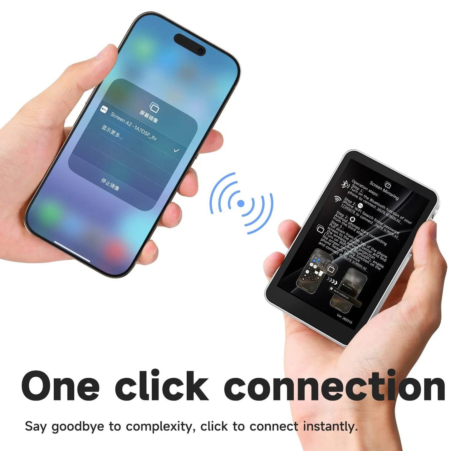 Wireless Magnetic Rear Camera Monitor for iPhone and Android – Ultimate Vlogging Companion - My Store