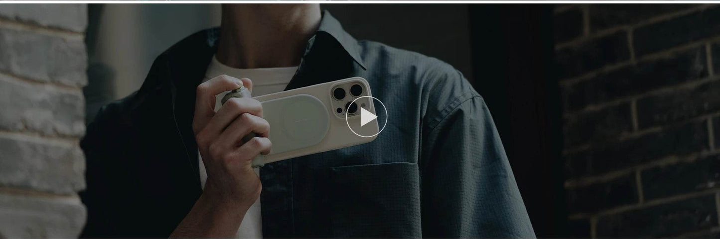 MagCam Grip: Wireless Charging Phone Grip with Magnetic Fill Light and Bluetooth Remote - My Store