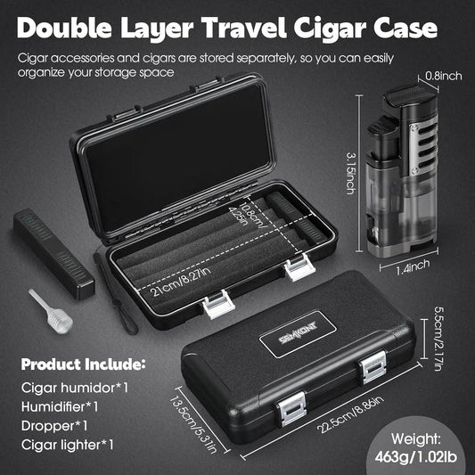 Portable Travel Cigar Humidor - My Store
