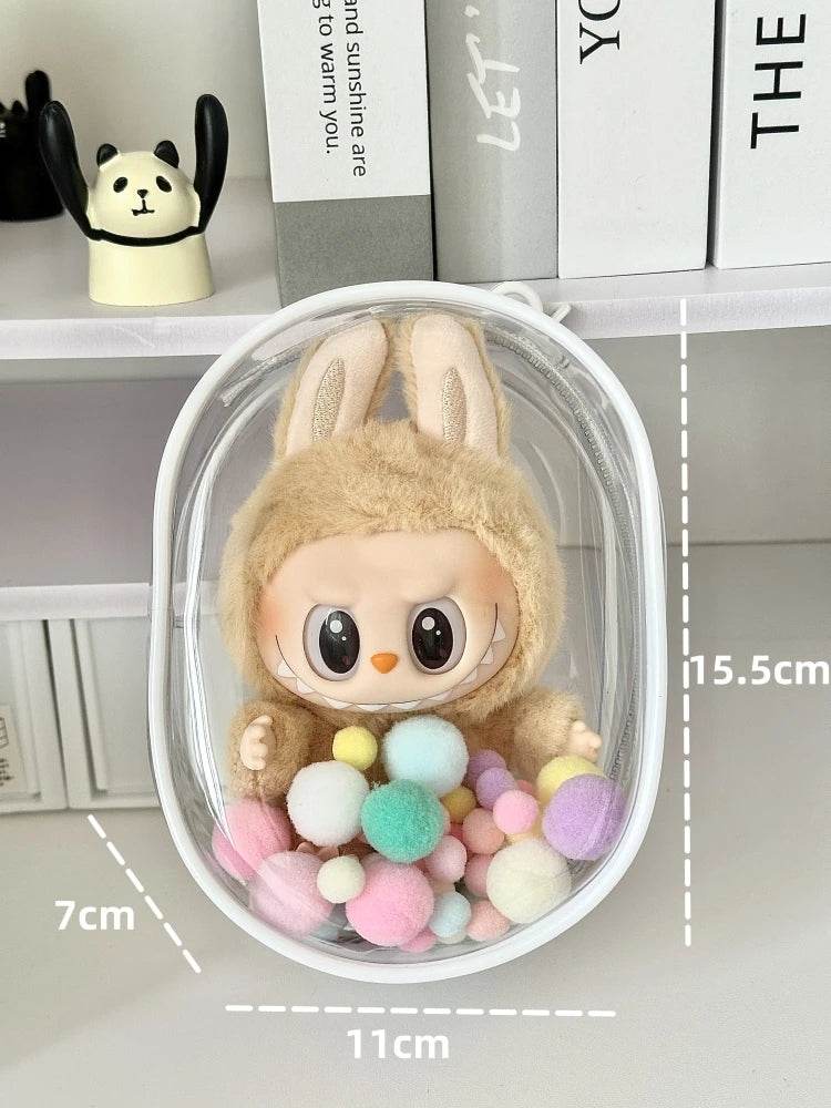 Clear Protective Display Bag for Labubu - My Store