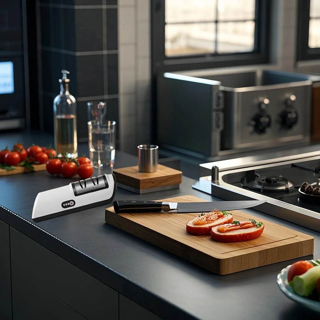 Professional 4-Gear Kitchen Electric Knife Sharpener - My Store