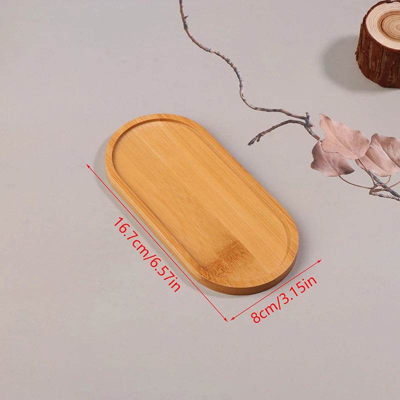 Japanese-Style Wood Snack and Dessert Plate - My Store