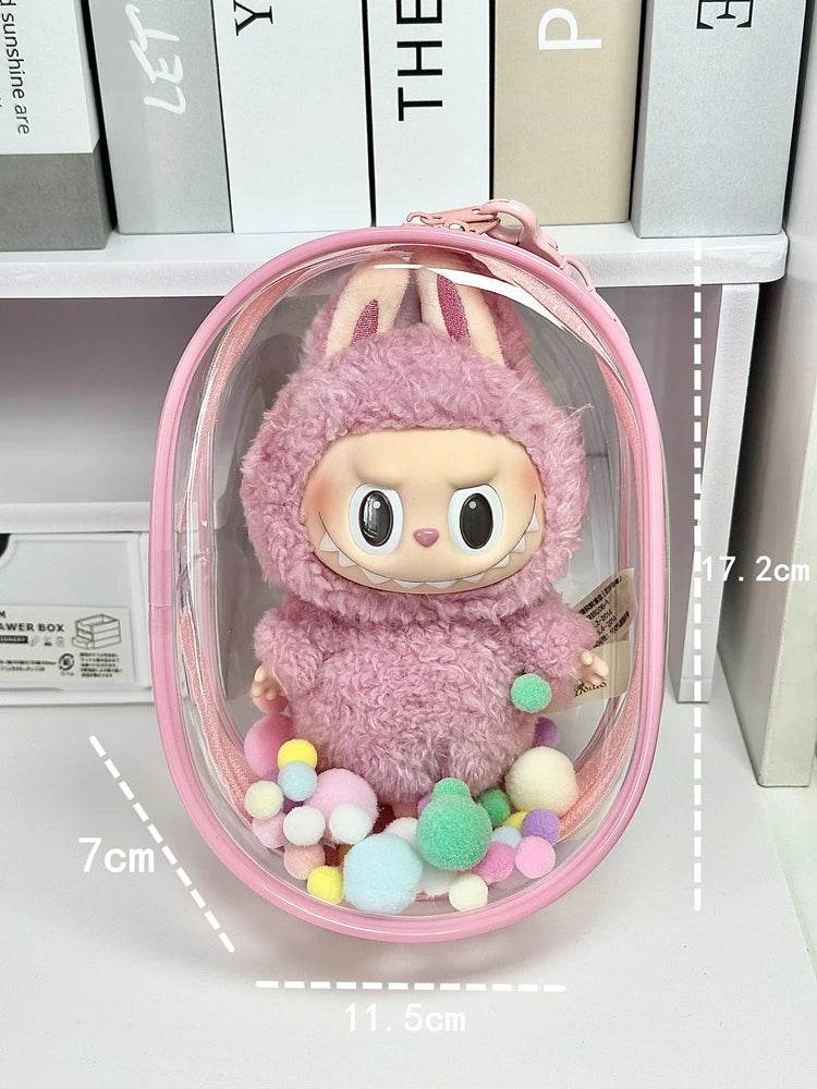 Clear Protective Display Bag for Labubu - My Store