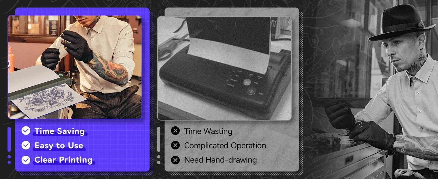 PeriPage P90 Tattoo Stencil Printer – Wireless Thermal Solution - My Store