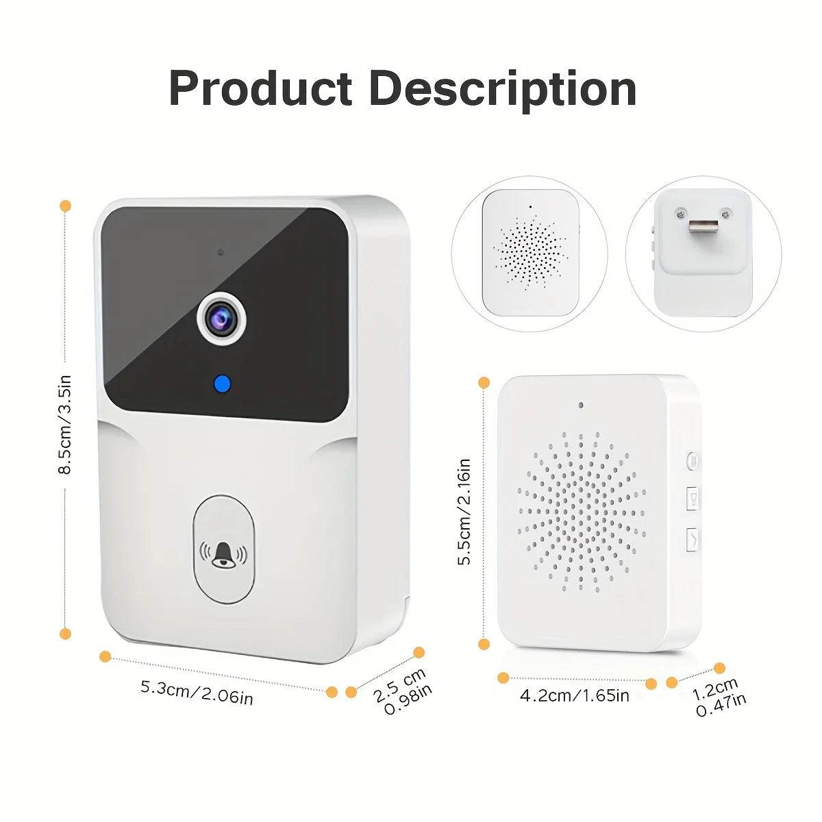 Smart HD Wireless Video Doorbell for Enhanced Home Security - My Store