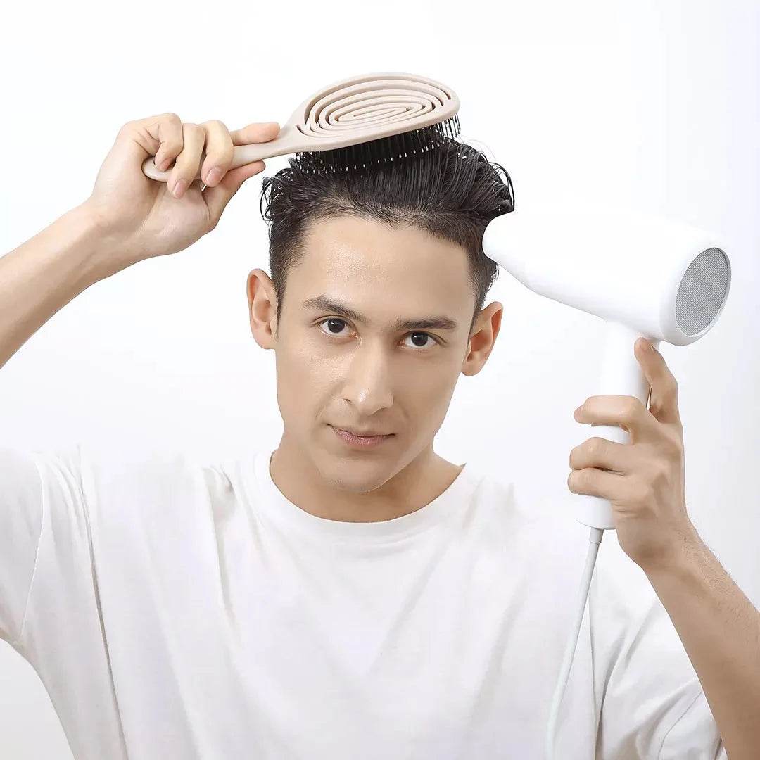 Portable Elastic Hair Massage Comb for Soothing Scalp Care and Styling - My Store