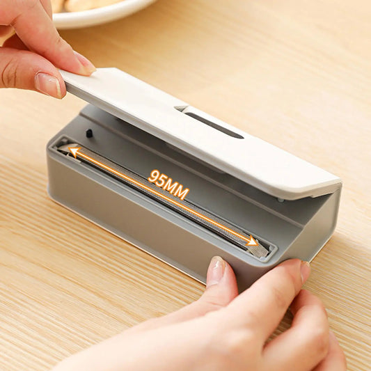 Portable Magnetic Bag Sealer - Rechargeable 6-Level Heat Sealer for Snacks & Fridge Storage