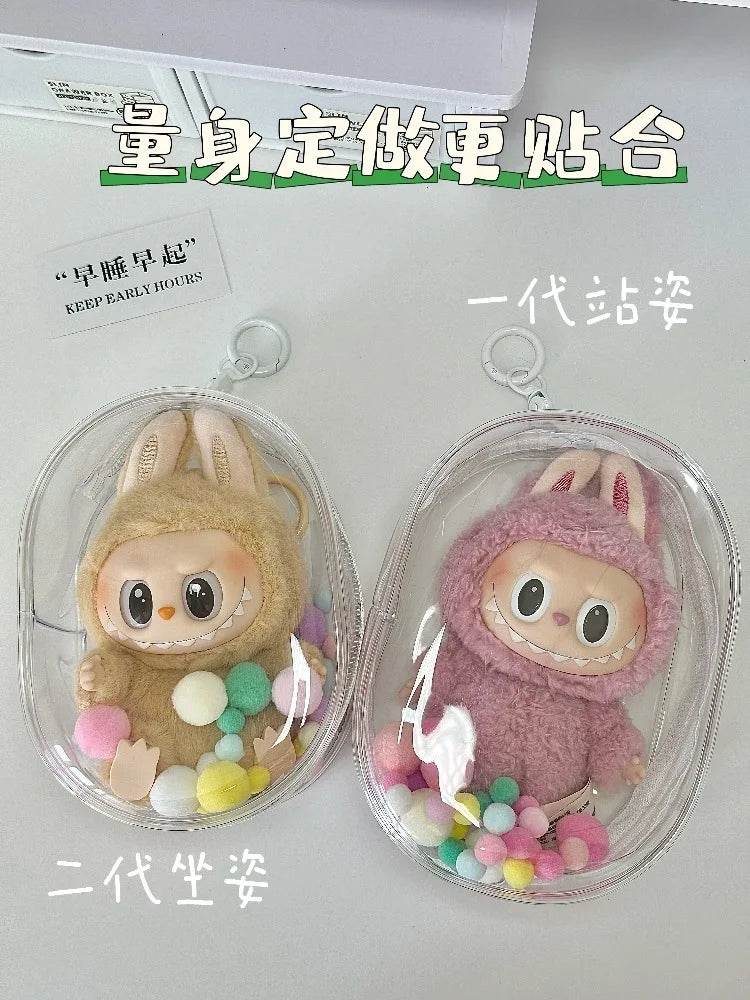 Clear Protective Display Bag for Labubu - My Store