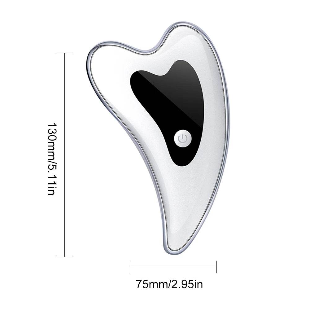 Electric Guasha Scraper Board Microcurrent Face Massager for Wrinkle Reduction and Skin Firming - My Store
