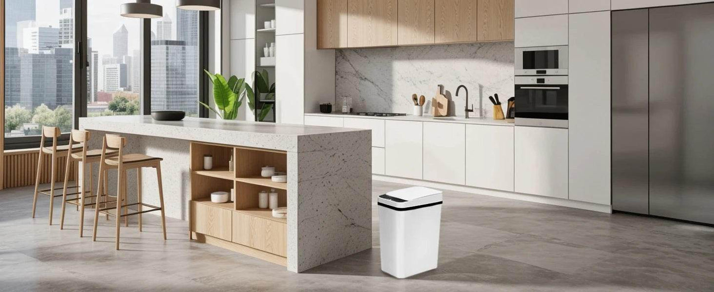 2 Pack 12L Motion Sensor Automatic Trash Cans for Bathroom and Bedroom - My Store