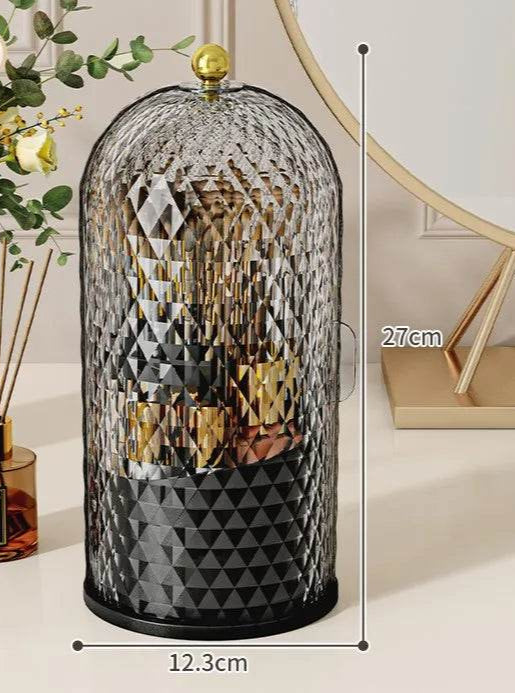 Luxury 360° Rotating Makeup Brush and Cosmetic Organizer Box - My Store