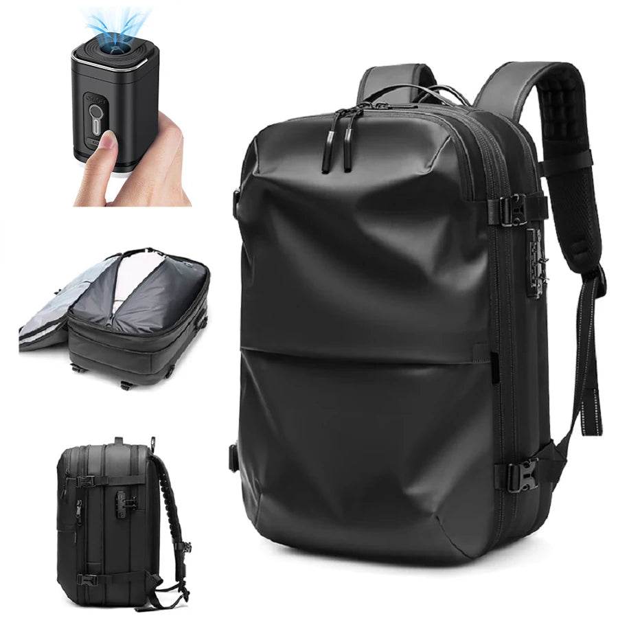 Travel Backpack with Vacuum Compression - 17 Inch Laptop Backpack for Business, School - My Store
