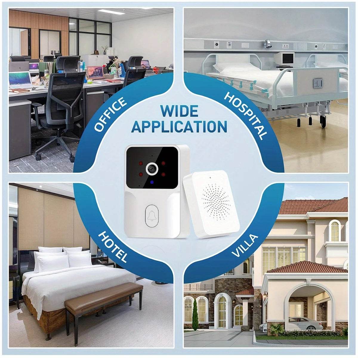 Smart HD Wireless Video Doorbell for Enhanced Home Security - My Store