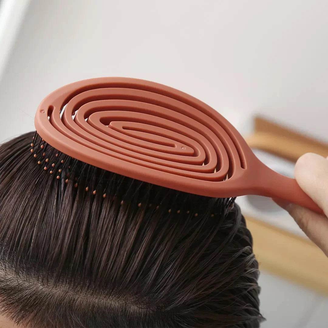 Portable Elastic Hair Massage Comb for Soothing Scalp Care and Styling - My Store
