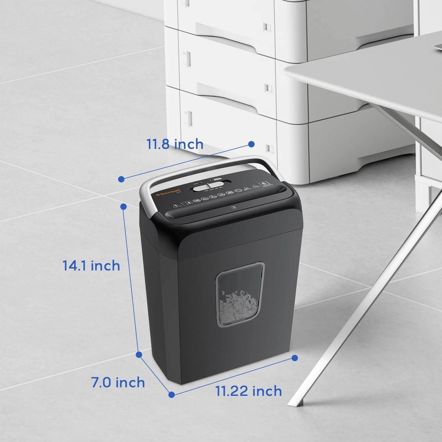 6-Sheet Cross Cut Paper Shredder - My Store