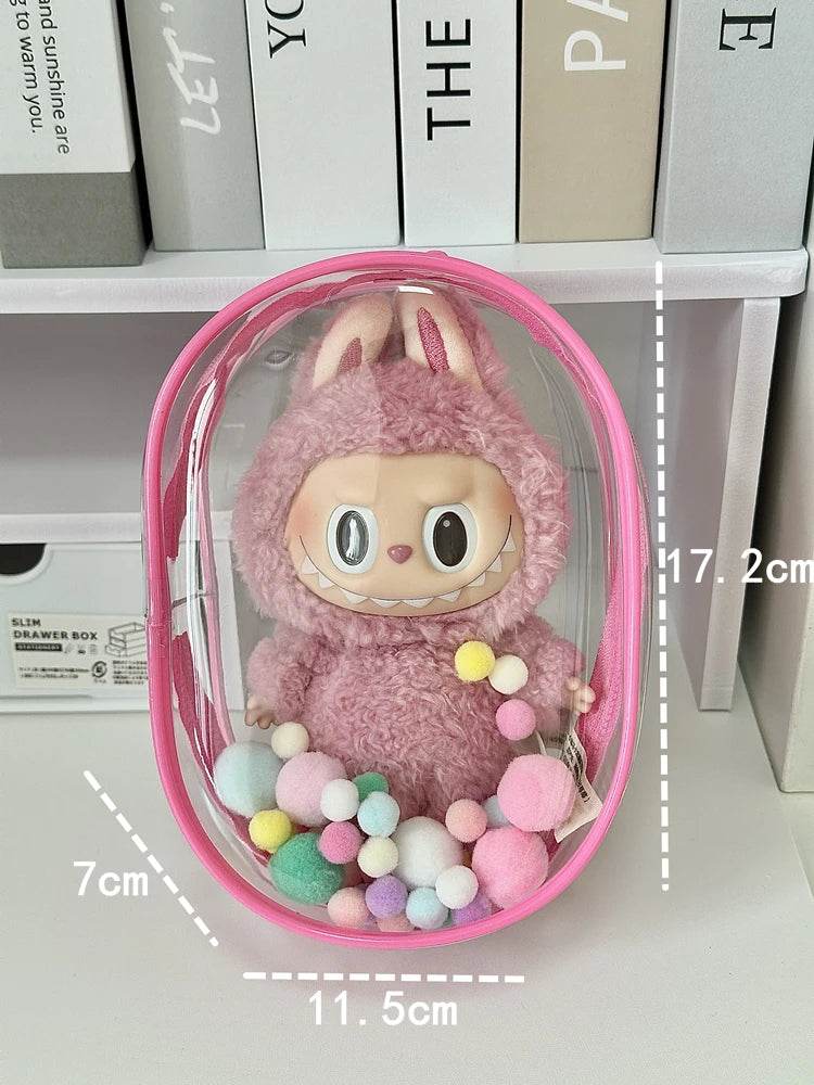 Clear Protective Display Bag for Labubu - My Store