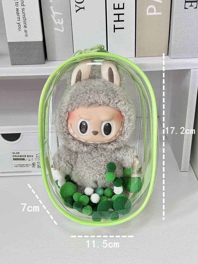 Clear Protective Display Bag for Labubu - My Store