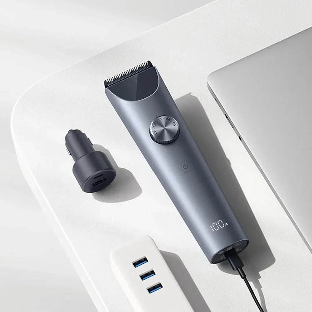 Mijia Hair Clipper Wireless Trimmer for Men with Titanium Alloy Blade and IPX7 Waterproof Design - My Store
