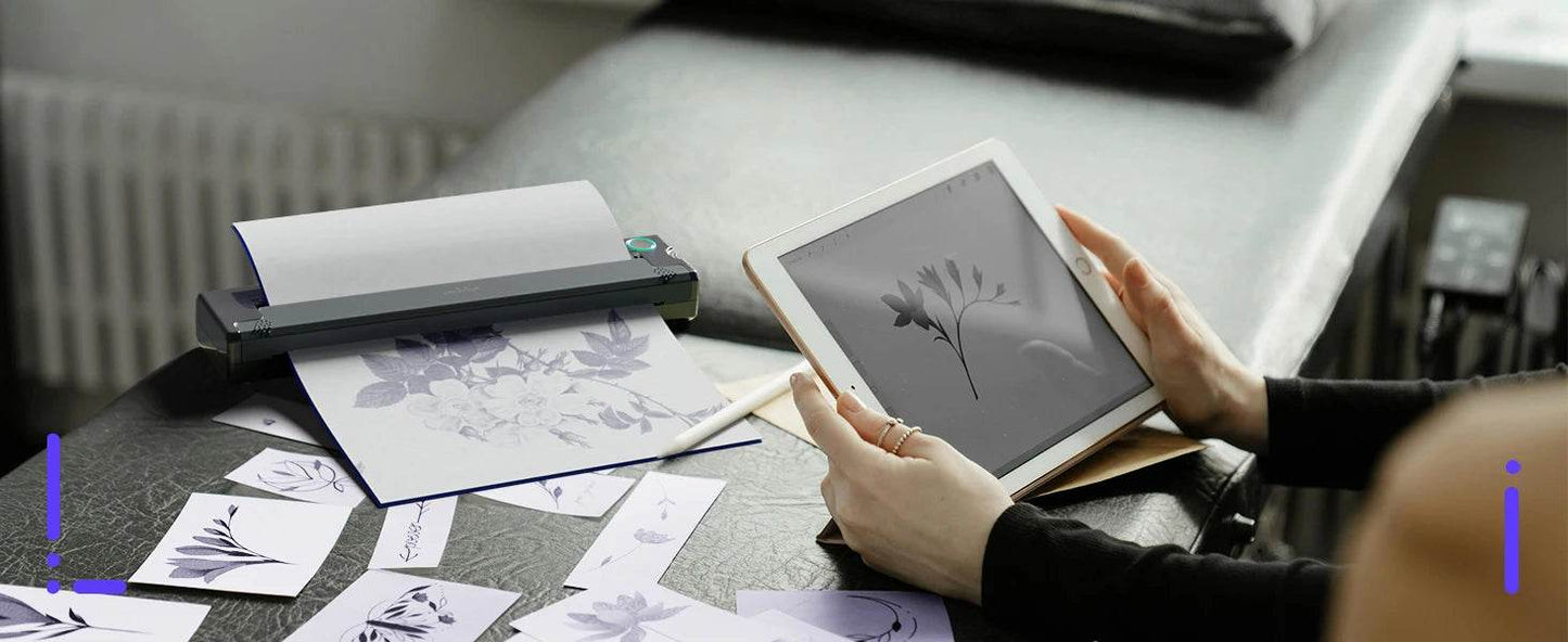 PeriPage P90 Tattoo Stencil Printer – Wireless Thermal Solution - My Store