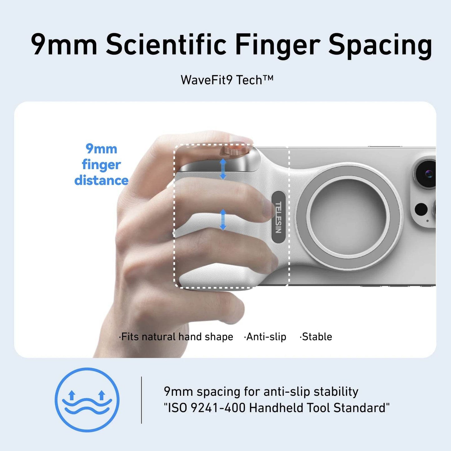 Magnetic Phone Camera Shooting Hand Grip – Ergonomic Remote Control Holder for iPhone, HUAWEI, Samsung Phones - My Store