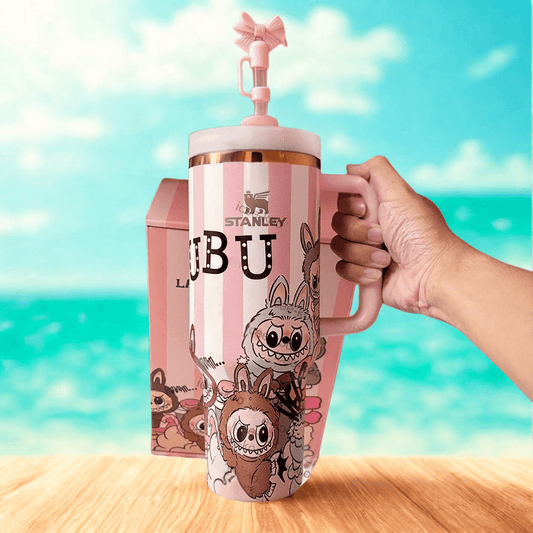 Limited-Edition Labubu Themed 40oz Stainless Steel Insulated Cup - My Store