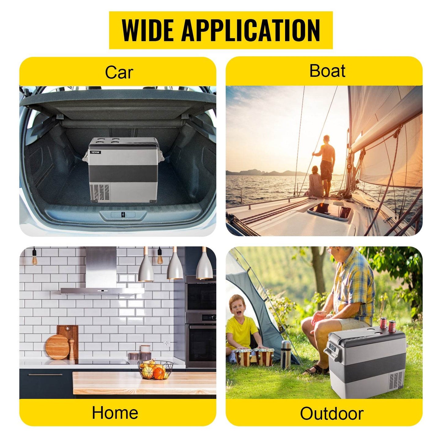 Portable Car Refrigerator Freezer for Camping and Travel - My Store