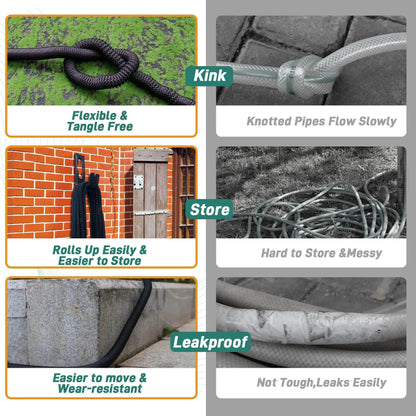 Expandable 100ft Garden Hose with Nozzle - My Store
