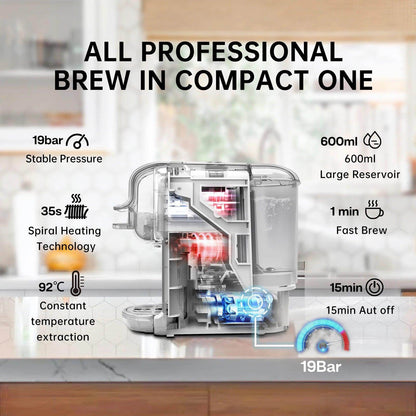 HiBREW 5-in-1 Multi Capsule Coffee Machine - My Store